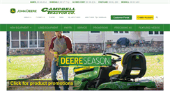Desktop Screenshot of campbelltractor.com